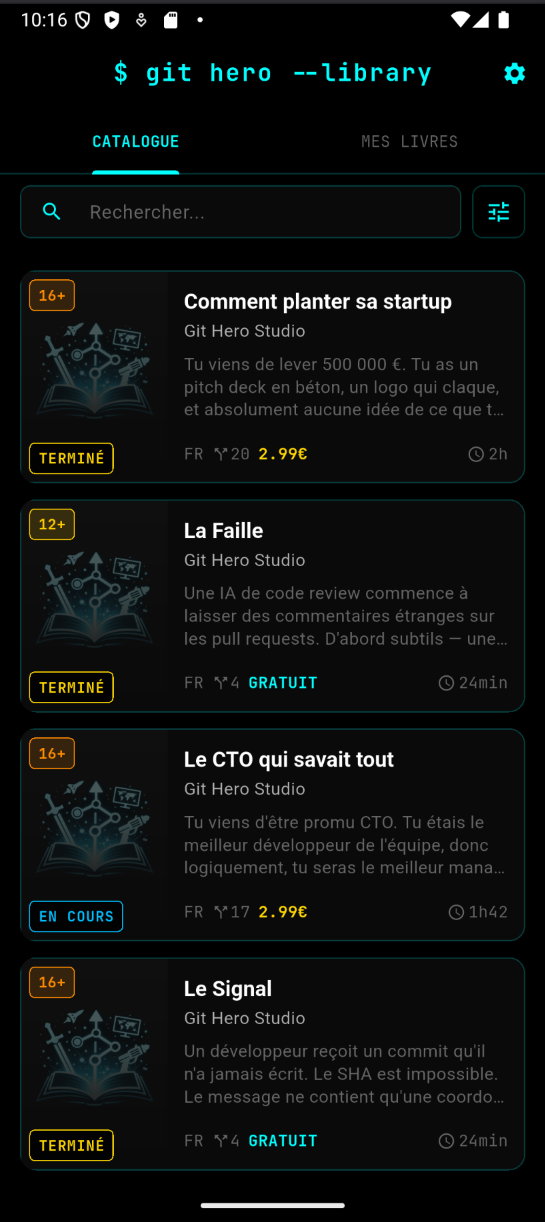 Bibliotheque de livres